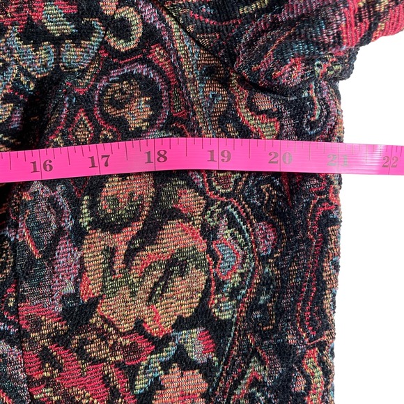 Coldwater Creek Womens Tapestry  Jacket L‎ Multi Color Paisley Dark Academia - Picture 5 of 7